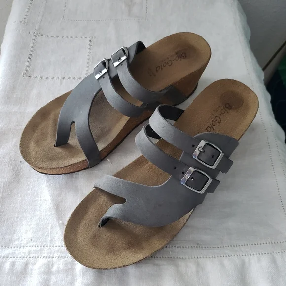 BioGold Wedge Sandals Size 8 - Picture 10 of 17